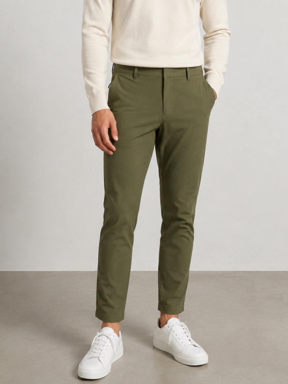 Kit and Ace Navigator Commute Pants 28 Sage Slim Tech Stretch